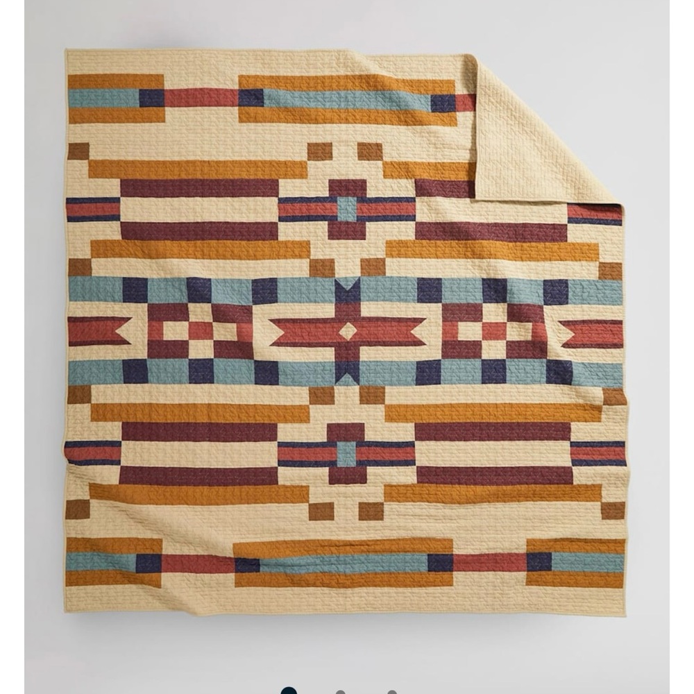 Pendleton Saddle Mountain Queen Size Quilt and Shams Set